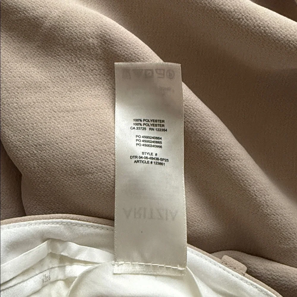 Aritzia Wilfred Marcona Beige Clover Carrot Pants 0 - Picture 7 of 7